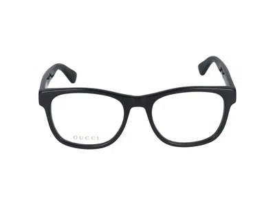 Gucci Eyeglasses In Black Black Transparent