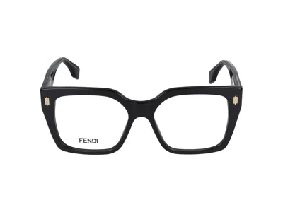 Maison Fendi Eyeglasses In Black