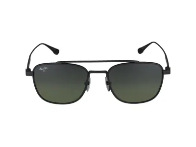 Maui Jim Sunglasses In Black Black Green