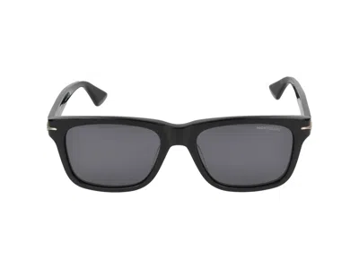 Montblanc Sunglasses In Black Black Smoke