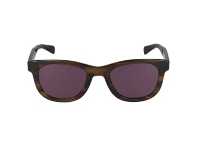 Paul Smith Sunglasses In Striped Brown