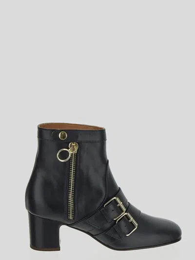 Relac Leather Ankle Boots In Black