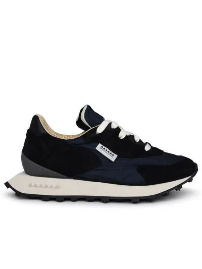 Run Of Kripto M - Suede And Nylon Trainers In Black