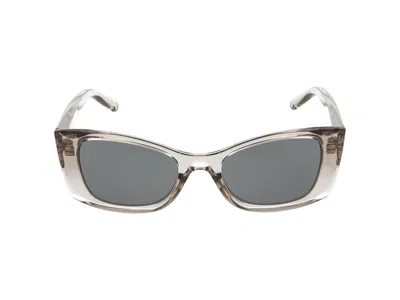 Saint Laurent Sunglasses In Beige Beige Silver