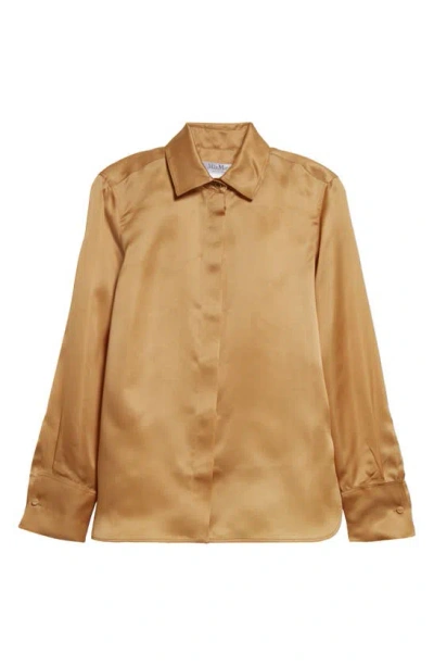 Max Mara Nola Shirt In Brown