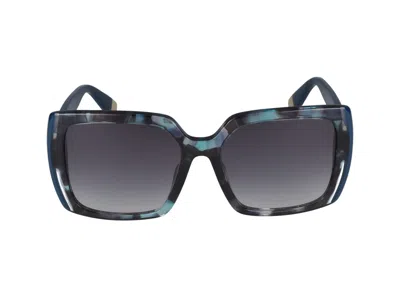 Furla Sunglasses In Glossy Blue Havana