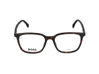 Hugo Boss Eyeglasses In Havana