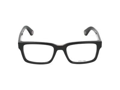 Police Eyeglasses In Glossy Black