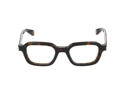 Police Eyeglasses In Brown