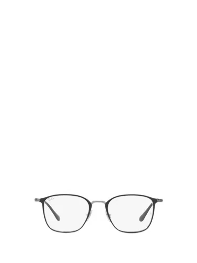 Ray Ban Ray-ban Eyeglasses In Grey On Gunmetal