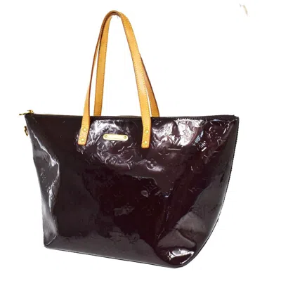 Pre-owned Louis Vuitton Bellevue Burgundy Patent Leather Shoulder Bag ()