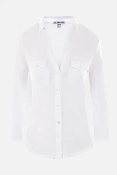 James Perse Shirts In White
