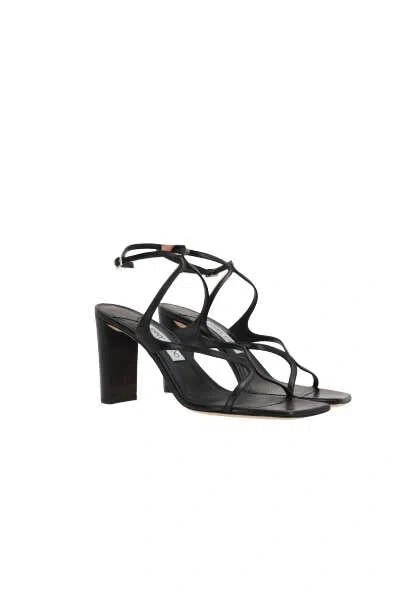 Jimmy Choo Azie 85 Ankle Strap Sandals In Black