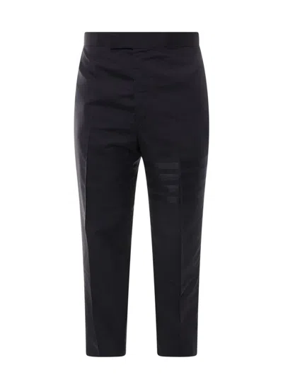 Thom Browne Wool Tailored Trousers In Black