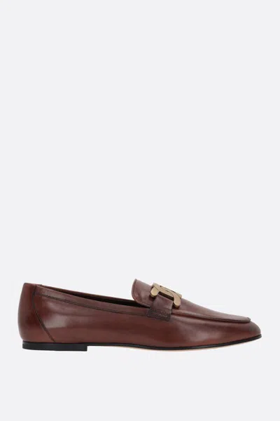 Tod's 6rn Loafers In Teak