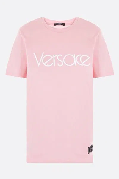 Versace T-shirts And Polos In Pink+white