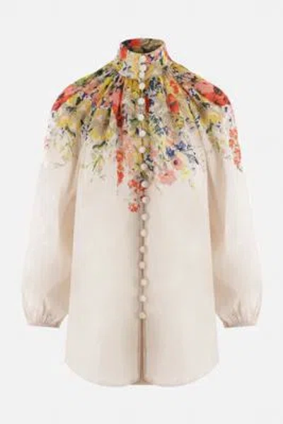 Zimmermann Shirts In Ivory Floral