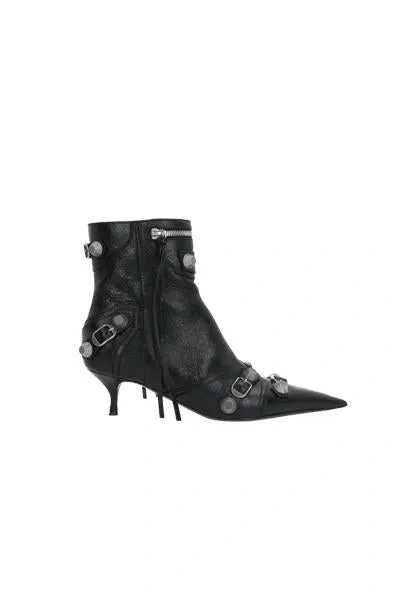 Balenciaga Boots In Black+aged Nikel