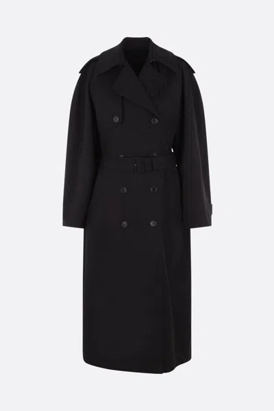 Balenciaga Coats In Black