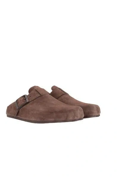 Balenciaga Sandals In Cold Brown