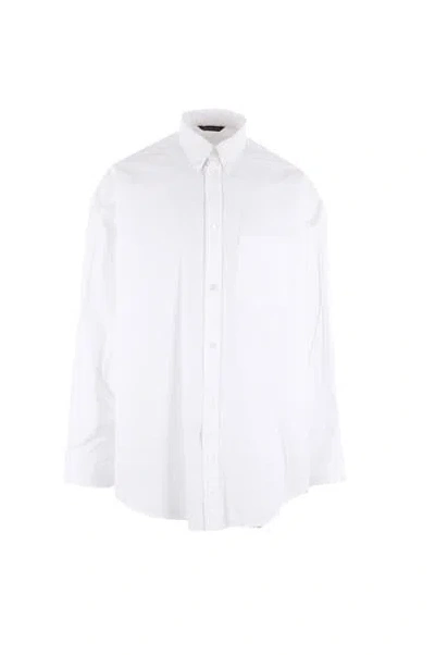 Balenciaga Oversized Shirt In White