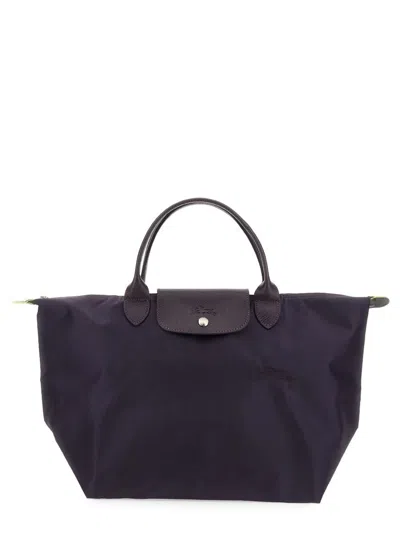 Longchamp Le Pliage Medium Bag In Purple