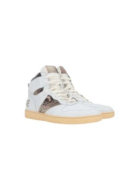 Rhude Trainers In White+snake