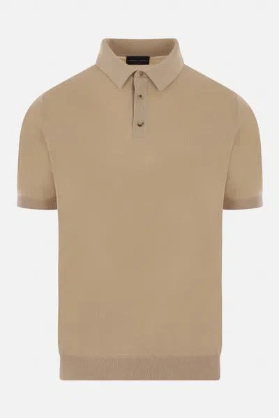 Roberto Collina T-shirts And Polos In Sand