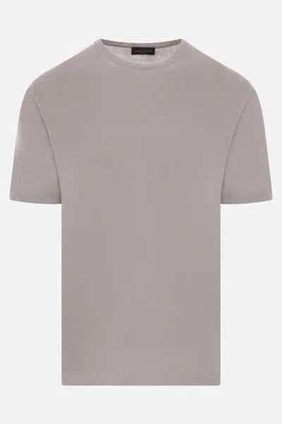Roberto Collina T-shirts And Polos In Grey