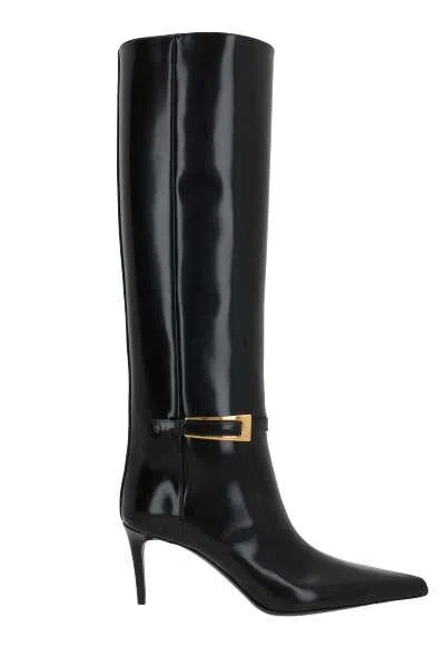 Saint Laurent Boots In Black