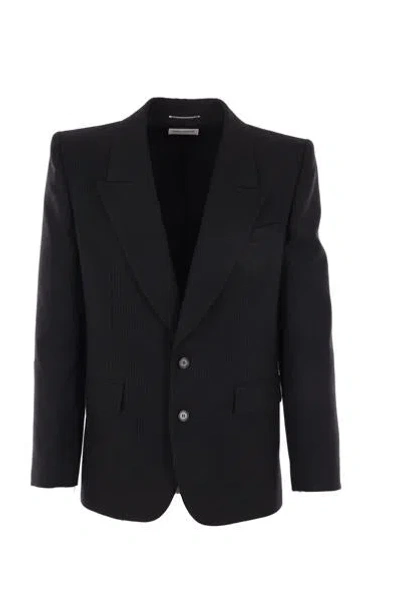 Saint Laurent Blazer Jacket In Black
