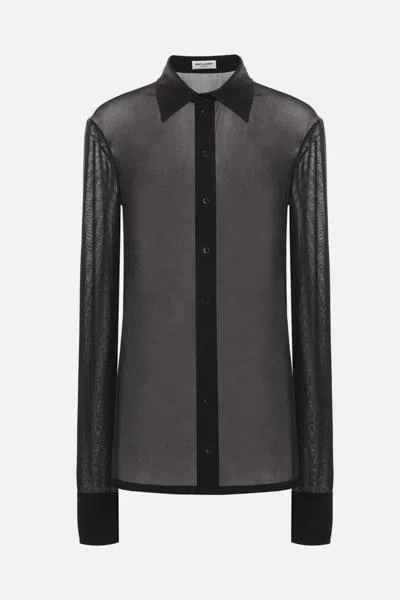 Saint Laurent Shirts In Black