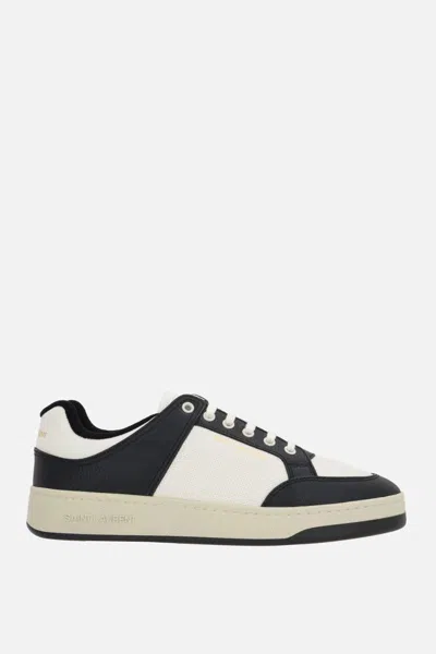 Saint Laurent Sneakers In Coffe+white+black