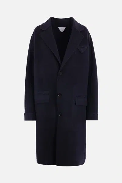 Bottega Veneta Coats In Blue