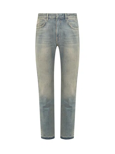Givenchy Unpicked Hem Pant In Blue