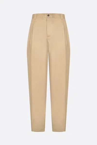 Maison Margiela Trousers In Brown Camel