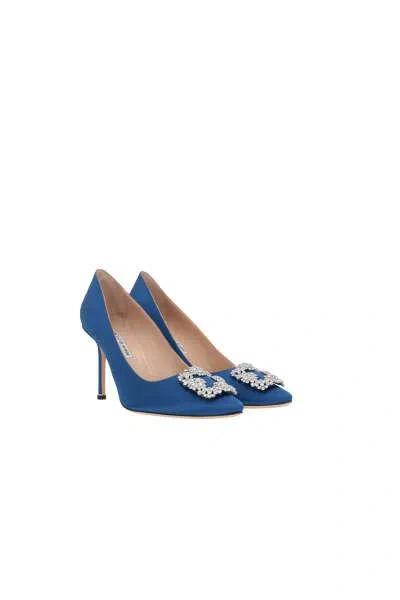 Manolo Blahnik With Heel In Blue