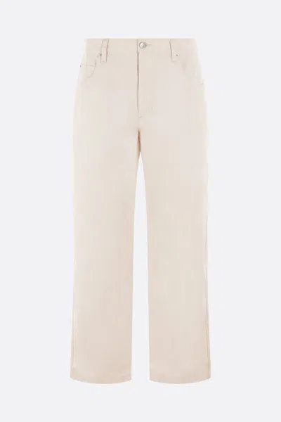 Isabel Marant Button Detailed Straight Leg Trousers In Beige