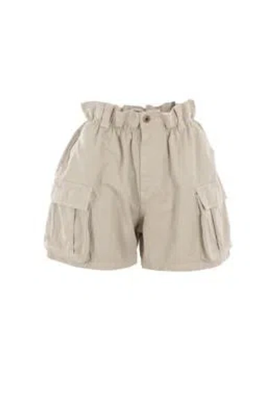 Miu Miu Shorts In Beige