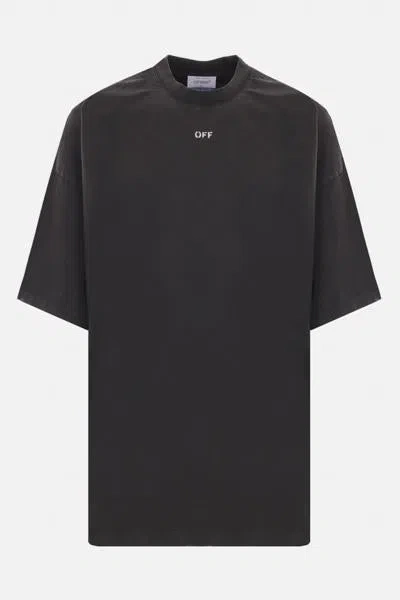 Off-white Off White T-shirts And Polos In Black+grey