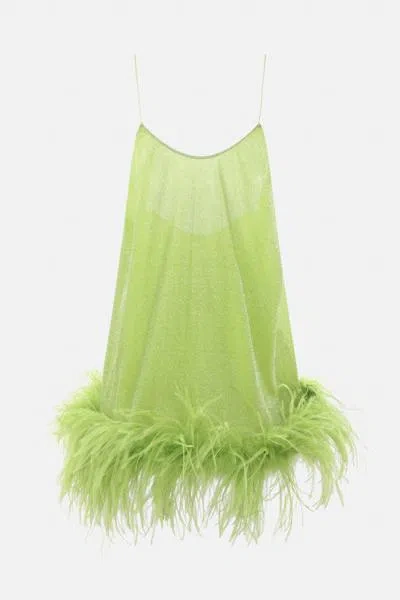 Oseree Dresses In Lime