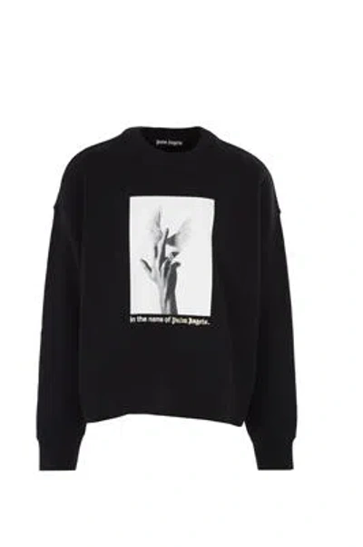 Palm Angels Sweaters In Black+white