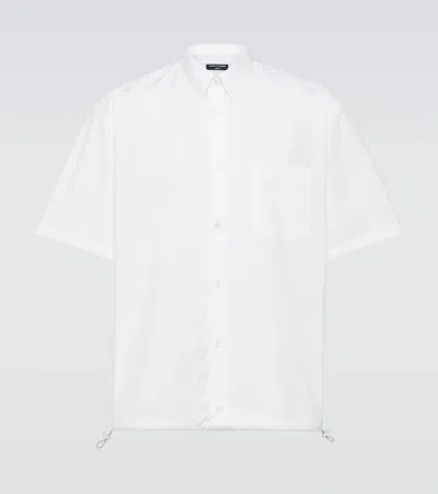 Comme Des Garçons Homme Deux Cotton Shirt In White
