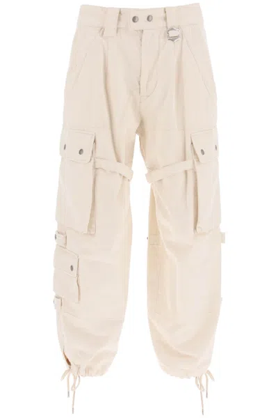 Isabel Marant 'elore' Cargo Pants In Cotton Women In Cream