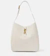 Saint Laurent Women's Le 5 À 7 Supple Large In Smooth Leather In Blanc Vintage