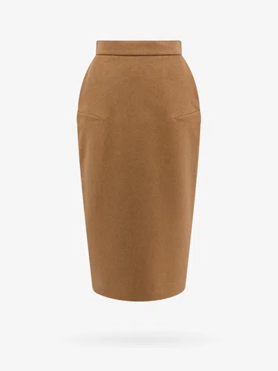 Max Mara Woman Babele Woman Brown Skirts