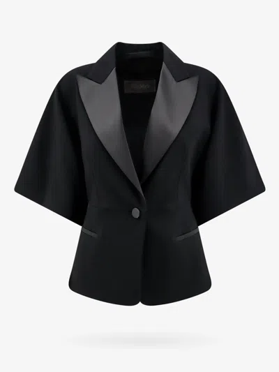 Max Mara Woman Curacao Woman Black Blazers E Waistcoats