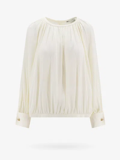 Max Mara Woman Narvel Woman Beige Shirts In Cream