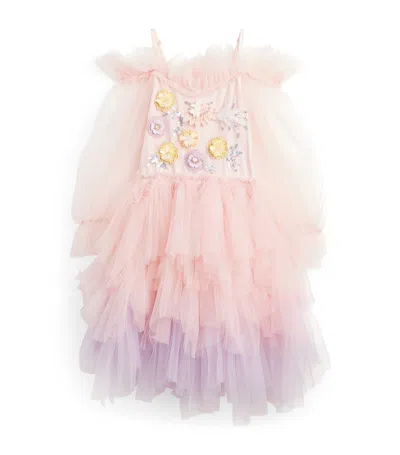 Tutu Du Monde Kids' Sequinned Fleur De Lis Dress (2-12 Years) In Multi