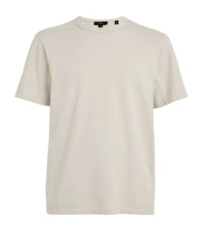 Vince Garment-dyed T-shirt In Beige